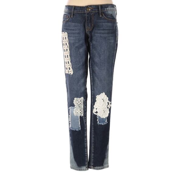 Free People Artisan De Luxe Patchwork Jeans - Picture 1 of 6